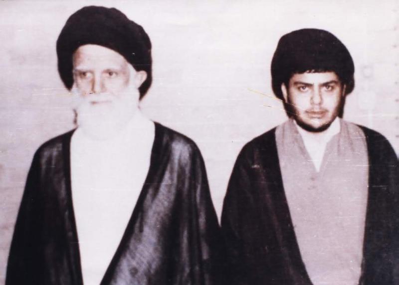 Mukteda es Sadr ve babası Muhammed Sadık es Sadr.jpg
