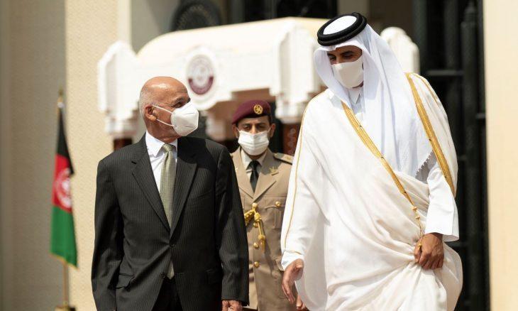 Katar hükümdarı Temim bin Hamad- Afgan hükümeti ile Taliban arasındaki barış görüşmelerine ev sahipliği yaptı.  .jpg